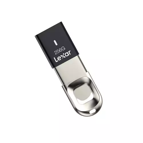 Lexar 128GB JumpDrive Fingerprint F35 USB 3.0 Flash Drive - 1