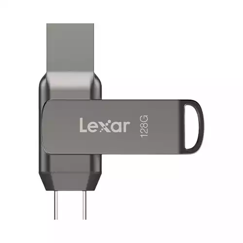 LEXAR JUMPDRIVE D400 128GB DUAL DRIVE