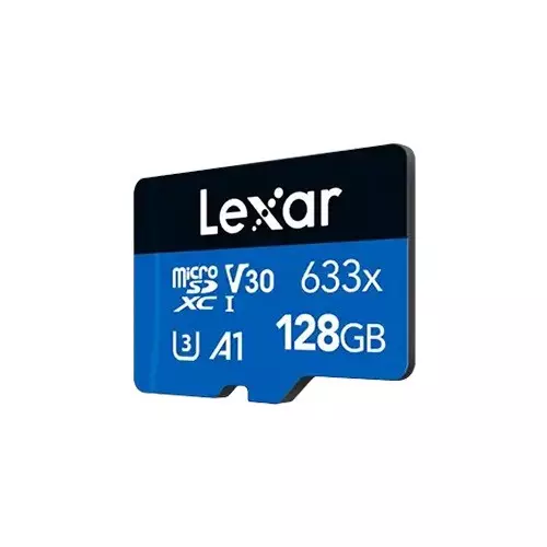 Lexar 633x High-Performance 128GB microSD Memory Card with Adapter-gallery-2