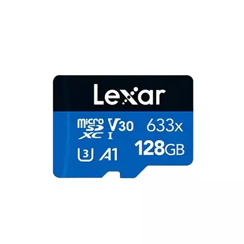 Lexar 633x High-Performance 128GB microSD Memory Card with Adapter-1