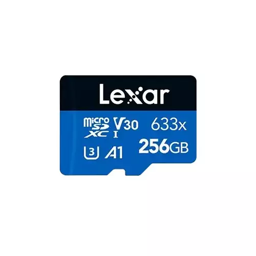 Lexar 633x High-Performance 256GB microSD Memory Card with Adapter-1