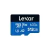 Lexar 633x High-Performance 512GB microSD Memory Card with Adapter-1