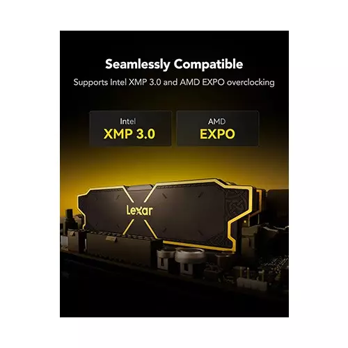 LEXAR THOR OC 32GB (2x16GB) 6000MHZ DDR5 CL32 Desktop RAM-gallery-3
