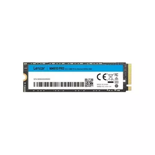 Lexar NM610 PRO 1TB 2280 PCIe Gen 3x4 M.2 NVMe SSD