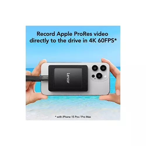 Lexar SL500 1TB USB 3.2 Gen 2 Portable SSD with Magnetic Set-gallery-3