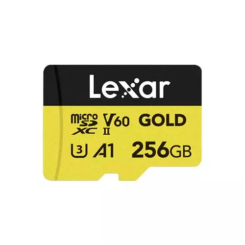 Lexar Professional GOLD 256GB microSDXC UHS-II Memory Card