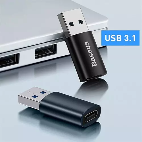 Baseus Ingenuity Series Mini USB-A 3.1 to USB Type-C OTG Converter-gallery-3