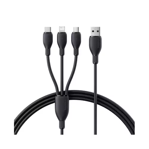 BASEUS Ultra-Fast 3 in 1 Fast Charging Cable USB to Micro USB Lightning USB-C