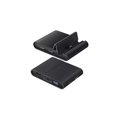 Baseus WKMD000001 USB-C Multi-Interface Hub – Dual USB 2.0 & USB 3.0, HDMI, SD/TF Card Reader, Type-C Female (Grey)-gallery-2