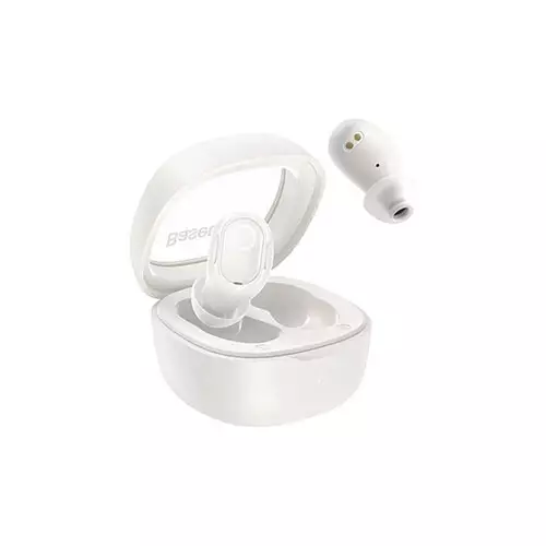 Baseus Bowie WM02 TWS White Bluetooth Earbuds - 0