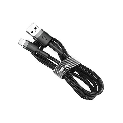 Baseus Cafule Durable Nylon Braided QC3.0 2.4A 1M USB to Lightning Cable