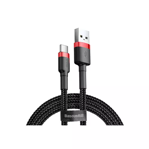 Baseus Cafule Durable Nylon Braided QC3.0 2A 2M USB Type-A to Type-C Cable
