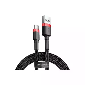 Baseus Cafule Durable Nylon Braided 3A 1M USB Type-A to Type-C Cable