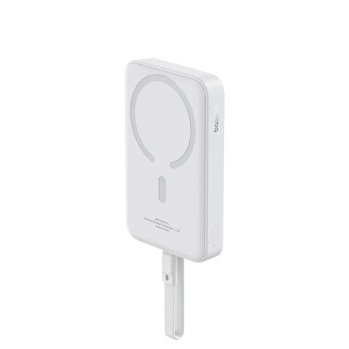 Baseus Magnetic Mini 10000mAh 30W Wireless Power Bank (White) - 1