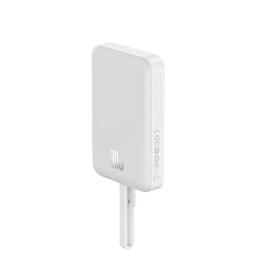 Baseus Magnetic Mini 10000mAh 30W Wireless Power Bank (White) - 2