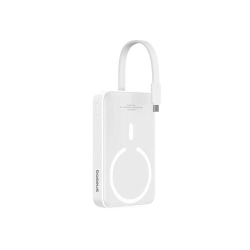 Baseus Magnetic Mini 10000mAh 30W Wireless Power Bank (White) - 3