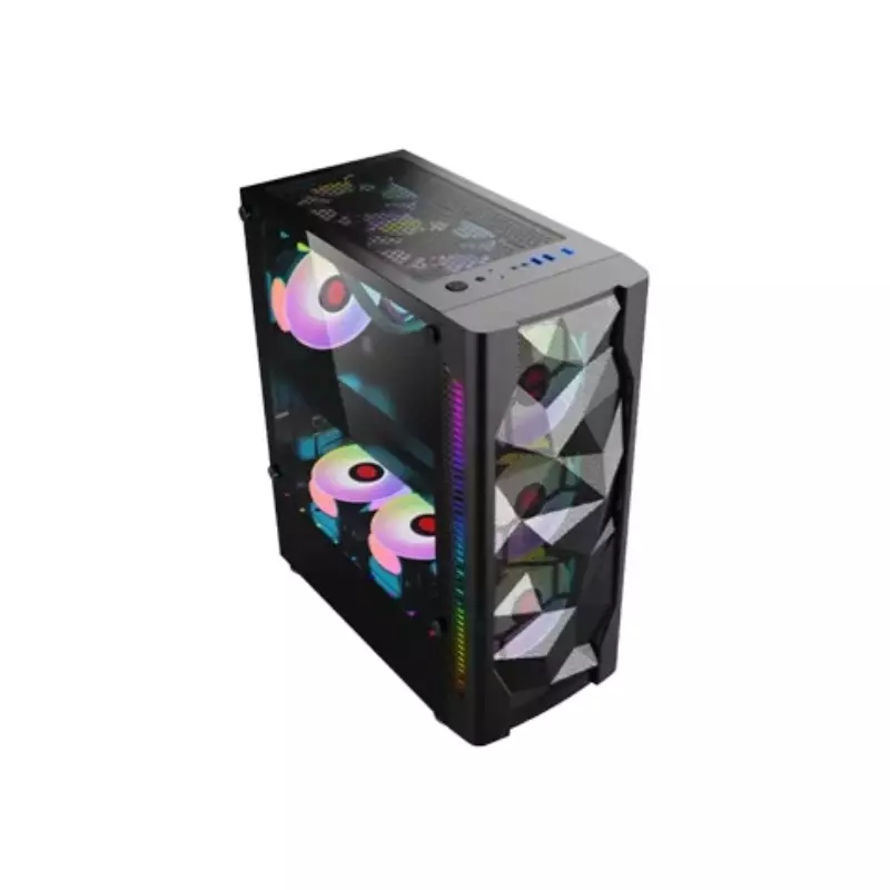 APTECH AP-8303B ARGB GAMING CASE (BLACK)-gallery-1