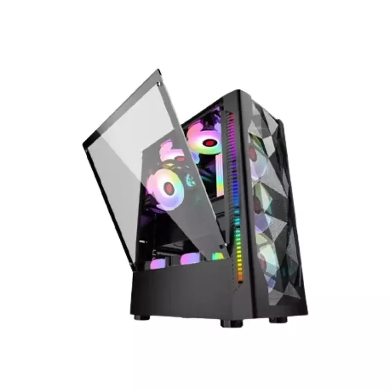 APTECH AP-8303B ARGB GAMING CASE (BLACK)-gallery-2