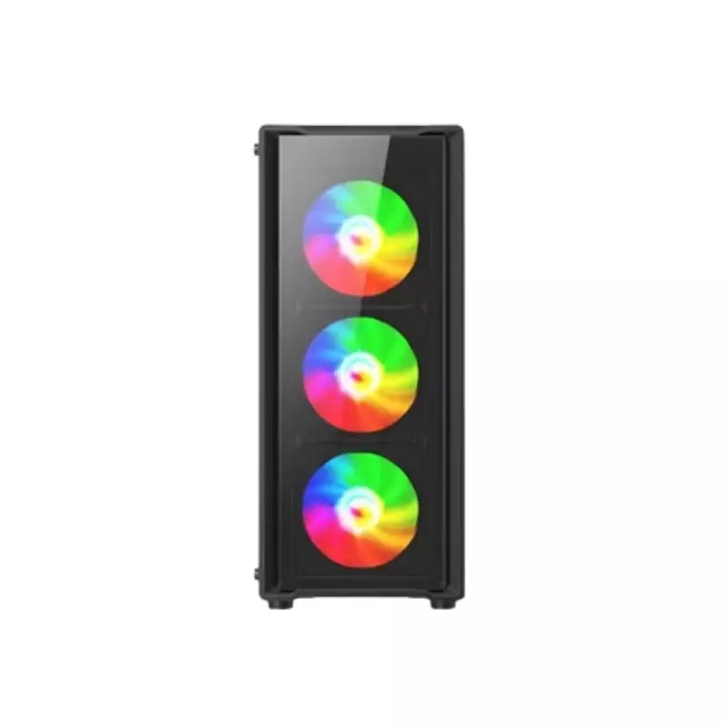APTECH 305-A03 ARGB GAMING CASE (BLACK) - 1