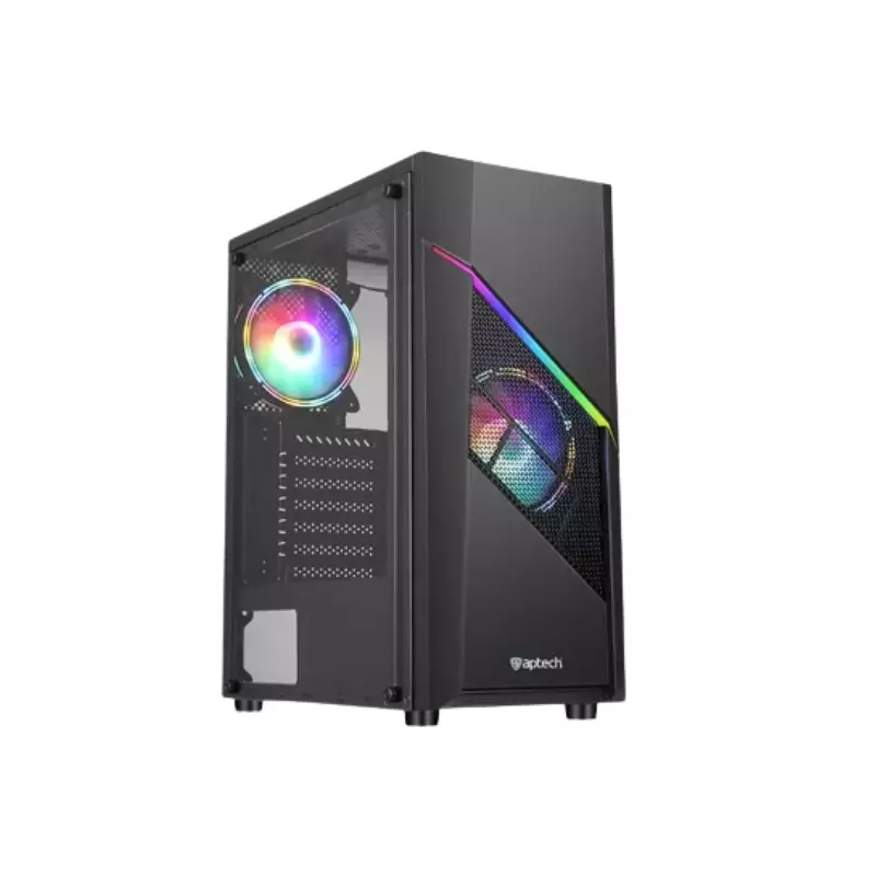 APTECH AP320-19 RGB GAMING CASE (BLACK)