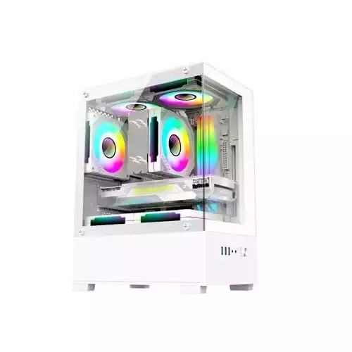 Aptech CS40 ARGB Desktop Gaming Case With 3 Fans