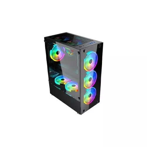 Aptech CS43 RGB Gaming Casing With 3 Fans-1