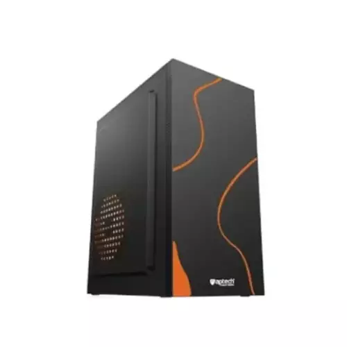 Aptech T33 ATX Mid Tower Desktop Case - Black