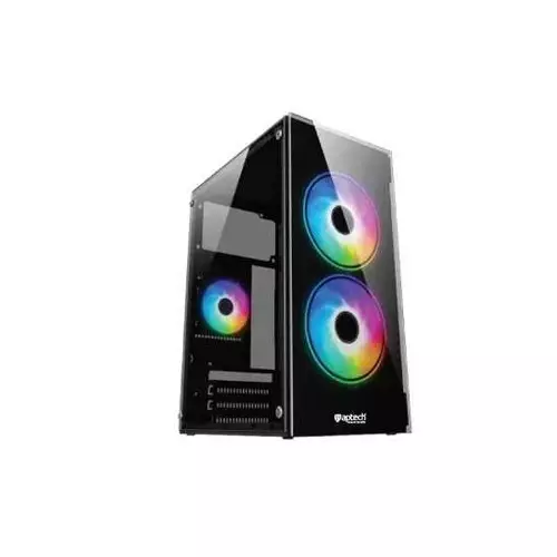 Aptech T20 Front Side Glass Micro ATX Case