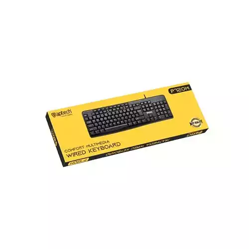 Aptech P720M Comfort Multimedia Wired Keyboard