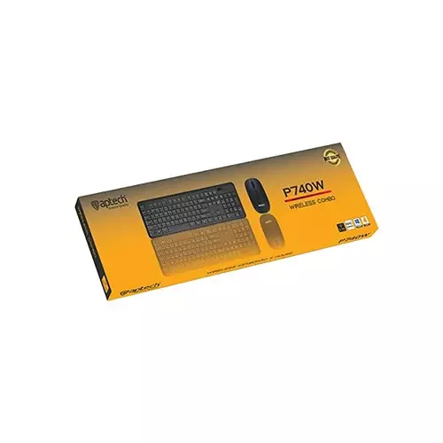 Aptech P740W 2.4ghz Ergonomic Gaming Keyboard & Mouse Combo