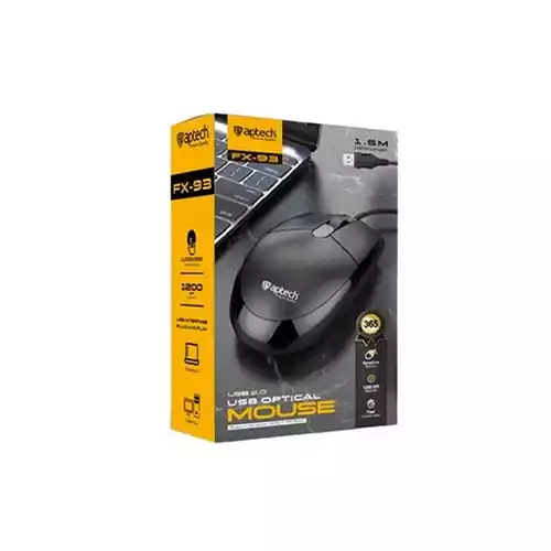 Aptech Fx-93 High precision Wired Optical Mouse