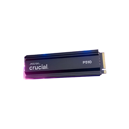 Crucial P510 PCIe Gen5 NVMe 2280 M.2 1TB SSD with Heatsink - 2
