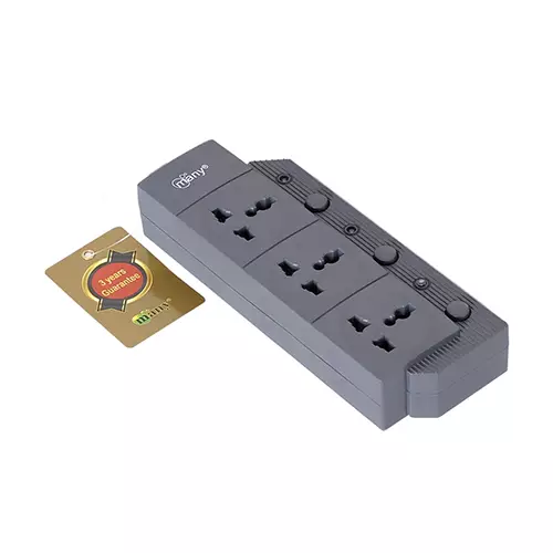 Many MTS 2030 Heavy Duty 3 Gang 5 Meters Multi Plug