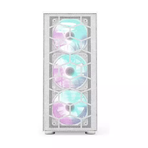 Montech X3 Mesh RGB Lighting Tempered Glass ATX Mid-Tower Gaming Case (White)-gallery-3