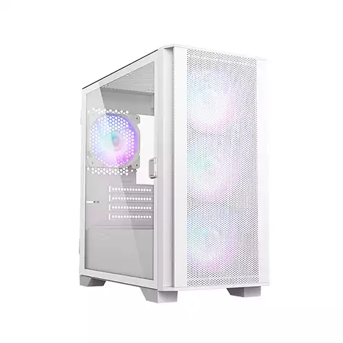 Montech AIR 100 ARGB Micro ATX Case (White)