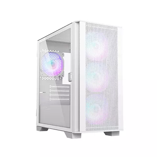 Montech AIR 100 ARGB Micro ATX Case (White)