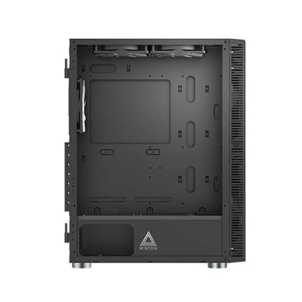 Montech X3 Mesh RGB Lighting Tempered Glass ATX Mid-Tower Gaming Case (Black)-gallery-2