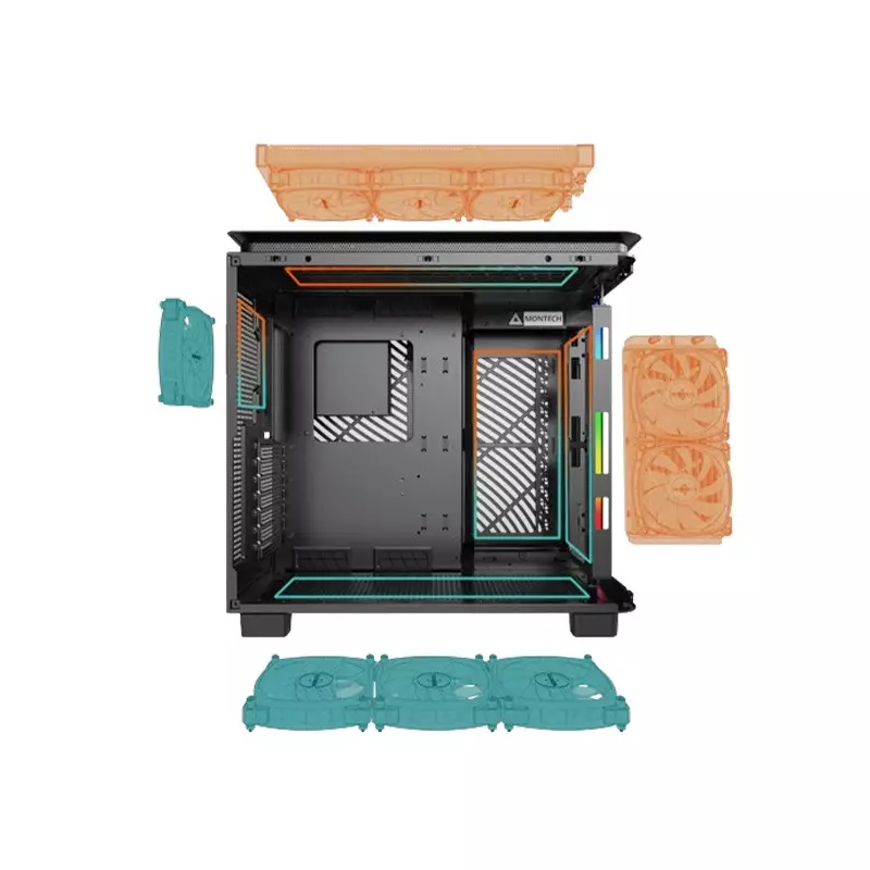 Montech King 95 ATX Mid Tower Gaming Case - 9