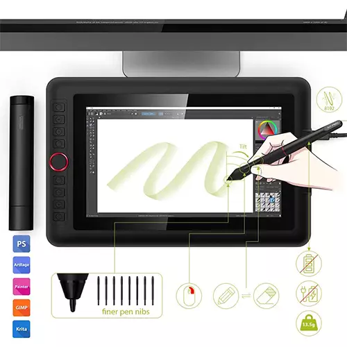 XP-PEN  Artist 12 Pro Cheap 11.6-inch Fully Laminated Graphics Tablet-gallery-2