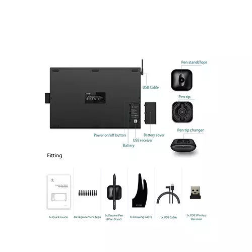 XP-Pen Star 06 Wireless Digital Drawing Graphics Tablet-gallery-2