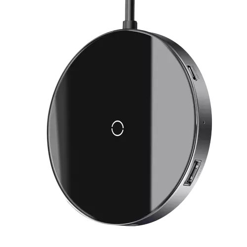 Baseus WXJMY-0G Circular Mirror Wireless Charger HUB-1