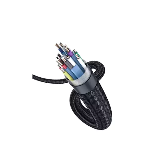 BASEUS CAKSX-B0G ENJOYMENT SERIES 4KHD MALE TO 4KHD MALE ADAPTER CABLE-gallery-2