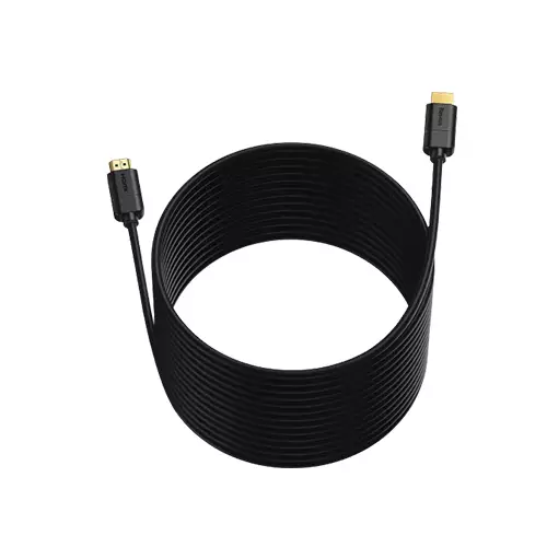 BASEUS HIGH DEFINITION SERIES HDMI TO HDMI ADAPTER CABLE 1M BLACK CAKGQ-A01-gallery-2