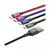 BASEUS CA1T4-B01 FAST 4-IN-1 CABLE FOR LIGHTNING+TYPE-C(2)+M-1