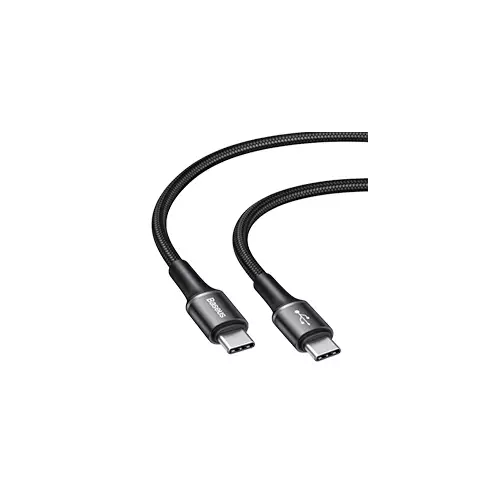 BASEUS CATGH-J01 HALO 1M USB-C TO USB-C CABLE (BLACK) - 1