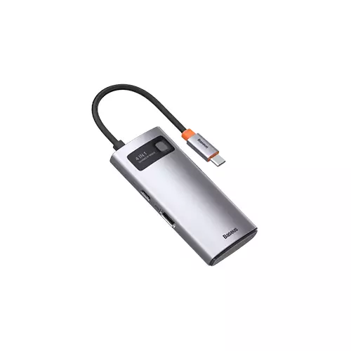 BASEUS CAHUB-CY0G METAL GLEAM SERIES 4-IN-1 MULTIFUNCTIONAL TYPE-C HUB