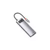 BASEUS CAHUB-CW0G METAL GLEAM SERIES 6-IN-1 MULTIFUNCTIONAL TYPE-C HUB-1