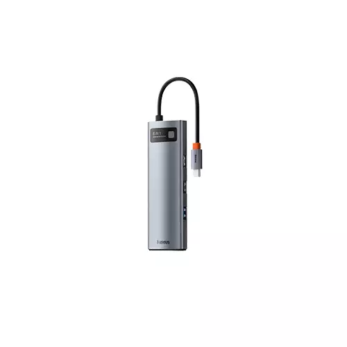 BASEUS CAHUB-CV0G METAL GLEAM SERIES 8-IN-1 MULTIFUNCTIONAL TYPE-C HUB - 1