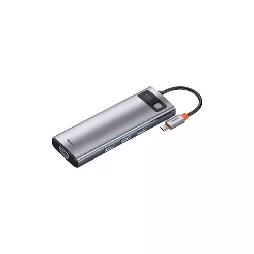 BASEUS CAHUB-CU0G METAL GLEAM SERIES 9-IN-1 MULTIFUNCTIONAL TYPE-C HUB-gallery-1