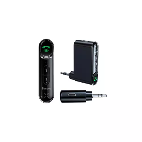 BASEUS WXQY-01 QIYIN AUX CAR WIRELESS BLUETOOTH RECEIVER-gallery-2